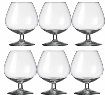 Royal Leerdam 6x Cognacglazen transparant 250 ml Gilde - Cognacglazen