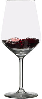 Royal Leerdam 6x Luxe wijnglazen voor witte wijn 530 ml Carre Transparant