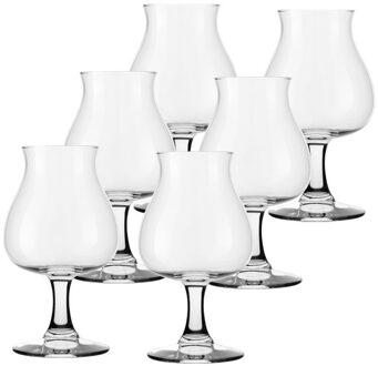 Royal Leerdam 6x Speciaal bierglazen/tulpglazen transparant 410 ml Mainz