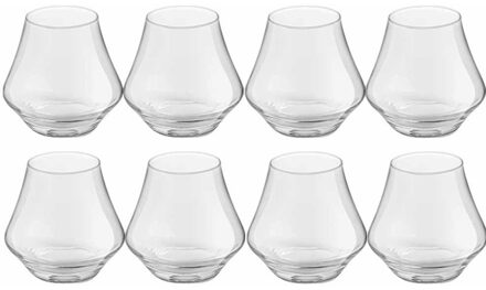 Royal Leerdam 8x Drinkglazen/waterglazen 220 ml in luxe doos - Drinkglazen Transparant