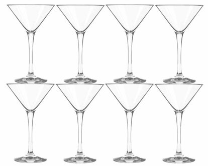 Royal Leerdam Cocktailglazen - 8x stuks - martini - glas - 250 ml - Cosmopolitan
