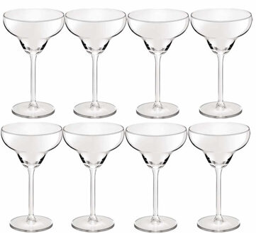 Royal Leerdam Cocktailglazen - 8x - transparant - 300 ml - Margarita - glas- glazen