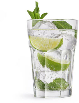 Royal Leerdam Cocktailglazen/Mojito - 8x stuks - 410 ml - Drinkglazen - Gin/tonic glazen