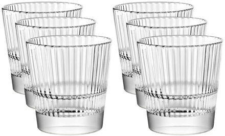 Royal Leerdam Diva drinkglazen/waterglazen/tumblers - 6x - transparant - 270 ml