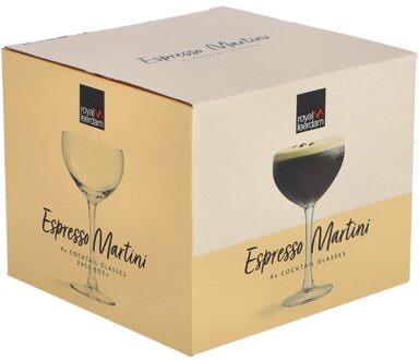 Royal Leerdam Espresso Martini Glas Set 4