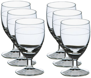 Royal Leerdam Likeur/borrelglazen - 12x stuks - transparant - Gilde serie - 35 ml