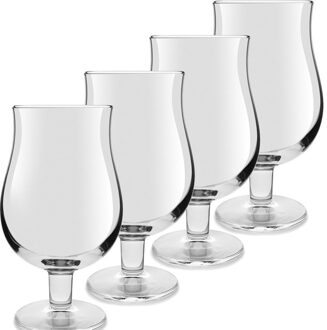 Royal Leerdam Speciaal bierglazen/tulpglazen - 12x stuks - 400 ml Mainz - Bierglas