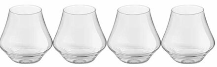 Royal Leerdam Whiskey glazen Artisan - 4x stuks - 290 ml - borrelglazen Transparant