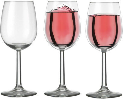 Royal Leerdam Wijnglazen Bouquet - 6x stuks - witte wijn - 290 ml Transparant