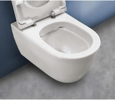 Royal Plaza Belbo spoelrandloos wandcloset 35x54cm Pressalit Sway d2 closetzitting met softclose en quickrelease wit ga28671/sw296549