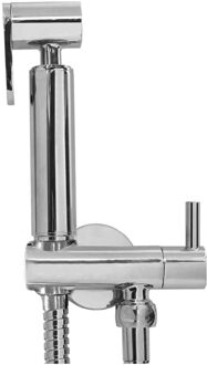 Royal Plaza Caral ronde handdoucheset voor bidet, chroom