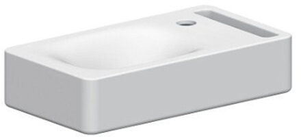 Royal Plaza Hallum fontein 40x22 cm met 1 kraangat zonder overloop zand 44966 Zand mat