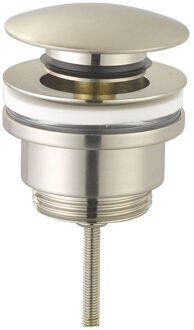 Royal Plaza Merlot pop up wastafelplug 1 1/4 42mm afsluitbaar geborsteld nikkel 58346 Nikkel Geborsteld (Rvs)