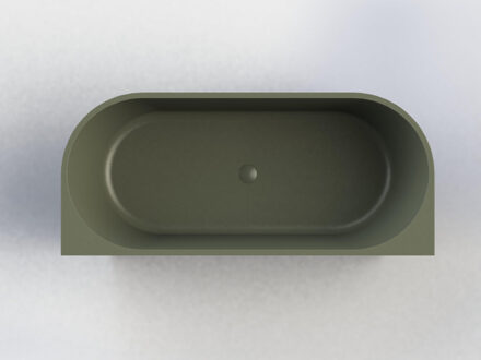 Royal Plaza Violeta Bad - half vrijstaand - 160x70cm - mat groen Groen mat