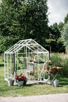 Royal Well Kate I Full Options - Tuinkas - Wit - Veiligheidsglas