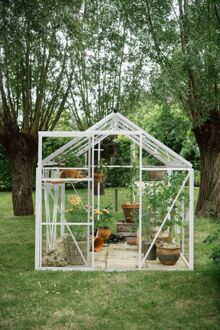 Royal Well Kate III Full Options - Tuinkas - Wit - Veiligheidsglas