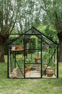 Royal Well Kate IV Full Options - Tuinkas - Zwart - Veiligheidsglas