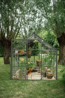 Royal Well Kate V Full Options - Tuinkas - Groen/grijs - Veiligheidsglas