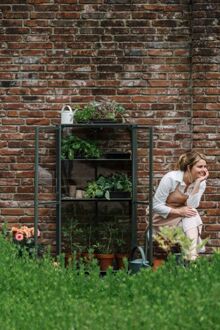 Royal Well Urban Grower - Kweekkast - Groen/grijs - 76,5x41,5x141,5 cm - Polycarbonaat