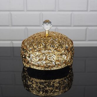 Roza Goud Kleur Spiegel Snack Kom