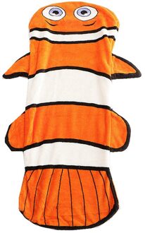 Roze Blauw Paars Slaapzak Deken Gooi Mermaid Vissenstaart Deken Voor Volwassen Childern Super Zachte Dubbele Lagen Kerstcadeau Clownfish