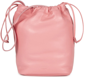 Roze Bucket Tas met Verstelbare Band Douuod Woman , Pink , Dames - ONE Size
