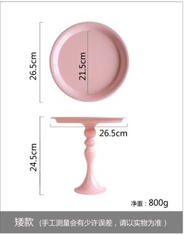 Roze cake stand Cupcake houder gereedschap accessoire voor bruiloft roze Bakvormen gereedschap tafel decoratie kort paragraph