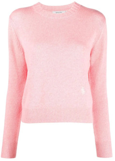 Roze Cashmere Trui Sporty & Rich , Pink , Dames - XL