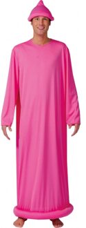 Roze condoom verkleedkleding kostuum - volwassenen - carnaval - One size
