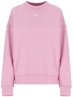 Roze Crew Neck Sweatshirt Autry , Pink , Dames - L,S