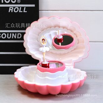 Roze Dansen Meisje Muziekdoos Ornamenten Home Decor Sieraden Organizer Muziekdoos B