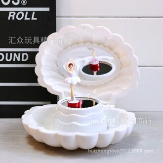 Roze Dansen Meisje Muziekdoos Ornamenten Home Decor Sieraden Organizer Muziekdoos