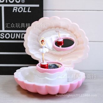 Roze Dansen Meisje Muziekdoos Ornamenten Home Decor Sieraden Organizer Muziekdoos