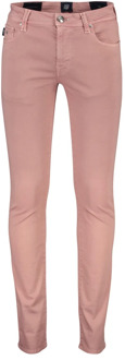 Roze Denim 5-Pocket Jeans Tramarossa , Pink , Heren - W36 L34