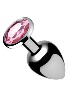 Roze Edelsteen - Butt Plug - Medium - Roze Edelsteen - Butt Plug - Medium