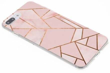 Roze Grafisch Design Tpu Hoesje Voor De Iphone 8 Plus / 7 Plus Multikleur