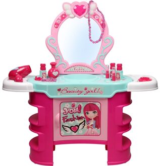 Roze kaptafel met licht & geluid