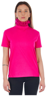 Roze Katoenen Tops T-Shirt Frankie Morello , Pink , Dames - XS