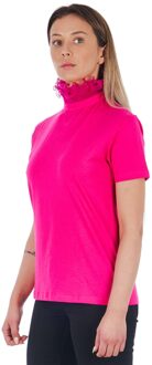 Roze Katoenen Tops T-Shirt - XS