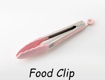 Roze Koken Keukengerei Tool Siliconen Keukengerei Set Met Houten Multifunctionele Handvat Non-stick Spatel Pollepel Ei Kloppers Schop Food Clip