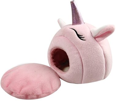 Roze Kooi Voor Hamster Voor Cavia Voor Ratten Leuke Zachte En Comfortabele Huisdier Kamer Huis Voor Hamster In De vorm Van Een Vis Staart