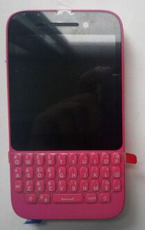 Roze Lcd Touch Screen Digitizer + Bezel Frame + Toetsenbord + Batterij Deur Cover Voor Bb Blackberry Q5 + Gereedschap