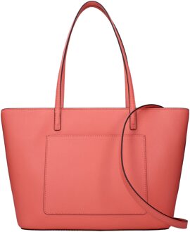 Roze Leren Schoudertas