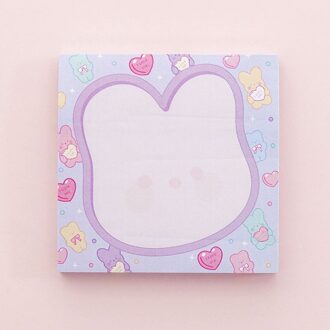 Roze Meisje Suiker Snoep Pad Sticky Notes Leuke Memo Pad Kantoor Decoratie Notepad School Briefpapier Leveringen