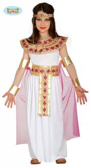 Roze met goud Egyptisch kostuum voor meisjes - 140/152 (10-12 jaar) - Kinderkostuums