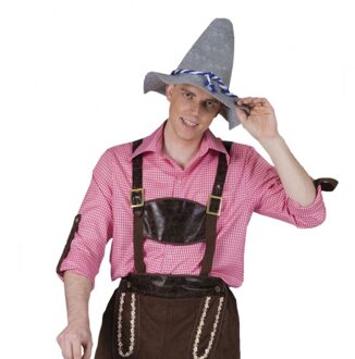 Roze Oktoberfest overhemd voor heren