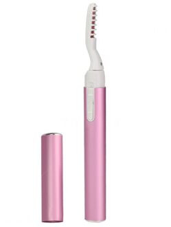 Roze/Paars Pen Stijl Elektrische Verwarmde Wimperkruller Langdurige Wimper Permanenten Curling Extension Supplies
