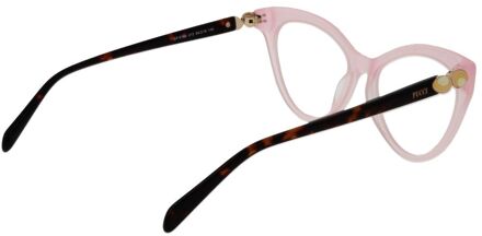 Roze plastic brillen (Monturen) - maat