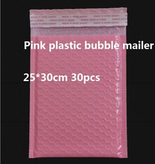 Roze Plastic Gevoerde Enveloppen Voor Roze Envelop Bubble Maillers Plastic Enveloppen Met Bubble roze 25x30cm 30stk