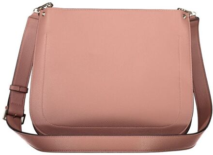 Roze Polyethyleen Handtas - One Size